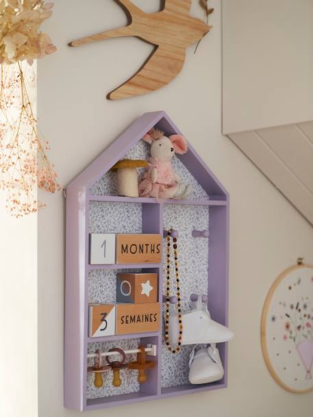 Porte bijoux Maison violet 1 - vertbaudet enfant 