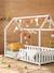 Lit cabane enfant 70 x140 cm blanc 1 - vertbaudet enfant 