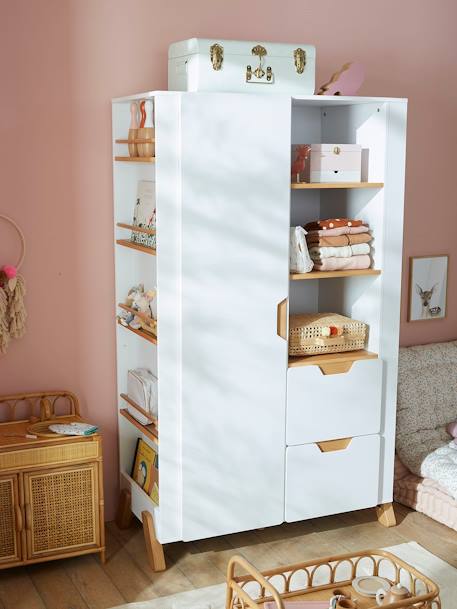 Armoire LIGNE PIROUETTE BLANC 1 - vertbaudet enfant 