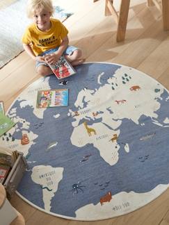 Tapis rond Mappemonde  - vertbaudet enfant