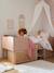 Lit enfant surélevé avec rangements cannage LIGNE POÉSIE rose nude 3 - vertbaudet enfant 