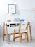 Bureau enfant LIGNE ARCHITEKT blanc/bois+rose+vert 1 - vertbaudet enfant 