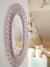 Miroir ovale en rotin DOUCE PROVENCE violet 1 - vertbaudet enfant 