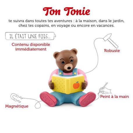 tonies - Figurine Tonie -  Petit Ours Brun - 2 MARRON 2 - vertbaudet enfant 