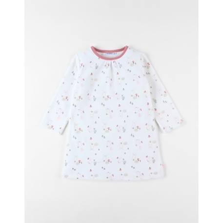 Chemise de nuit en velours BLANC 1 - vertbaudet enfant 