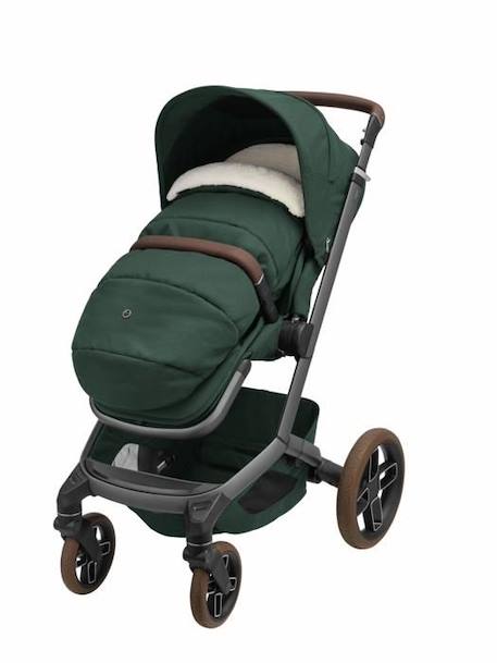 MAXI-COSI Chancelière 2 en 1 pour poussette, tissu polaire, Twillic Green VERT 4 - vertbaudet enfant 