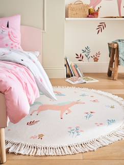 Tapis rond Licorne à pompons  - vertbaudet enfant