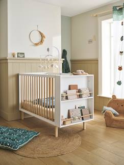 Chambre et rangement-Lit bébé fixe + rangement bibliothèque LIGNE BOULIER