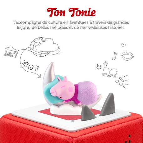 tonies - Figurine Tonie - Peppa Pig - Histoires du soir ROSE 2 - vertbaudet enfant 