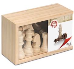 Jouet-Jeux de société-Jeux classiques et de réflexion-Pièces d'échecs - Cayro - Roi de 7,62 cm de haut - Jeu de plateau - Adulte - Mixte