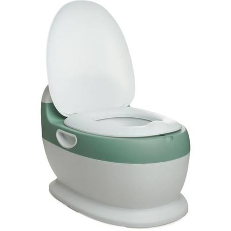 Mini toilette - THERMOBABY - Vert Sauge - Confortable avec bruit de chasse d'eau VERT 2 - vertbaudet enfant 