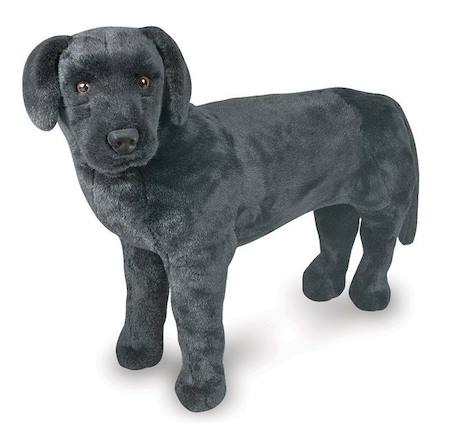 Peluche Chien labradore taille réelle noir 80 cm NOIR 1 - vertbaudet enfant 