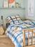 Parure housse de couette + taie d'oreiller enfant en flanelle RETRO WINTER, avec coton recyclé rayé marine 7 - vertbaudet enfant 