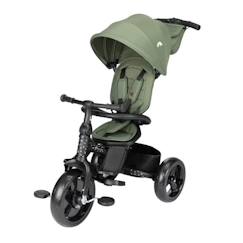 Jouet-Jeux de plein air-Tricycles, draisiennes et trottinettes-Tricycles-BEBECONFORT WINDY, Tricycle, pliage compact, confortable, siège réversible, de 10 mois à 5 ans, Mineral Green