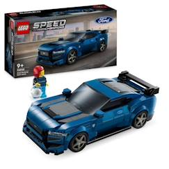 Jouet-LEGO Speed Champions 76920 La Voiture de Sport Ford Mustang Dark Horse, Set pour Enfants