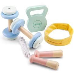 Jouet-New Classic Toys - Set de fitness en bois