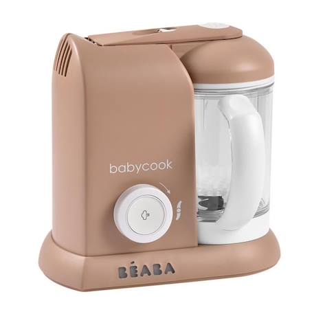 BEABA EXCLUSIVITE, Babycook solo, robot bébé 4 en 1, cuiseur-mixeur, Pralin MARRON 1 - vertbaudet enfant 