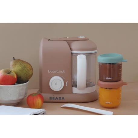 BEABA EXCLUSIVITE, Babycook solo, robot bébé 4 en 1, cuiseur-mixeur, Pralin MARRON 2 - vertbaudet enfant 