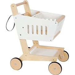 Jouet-SMALL FOOT CADDIE FRESH EN BOIS, ACCESSOIRES POUR LA BOUTIQUE ET LE