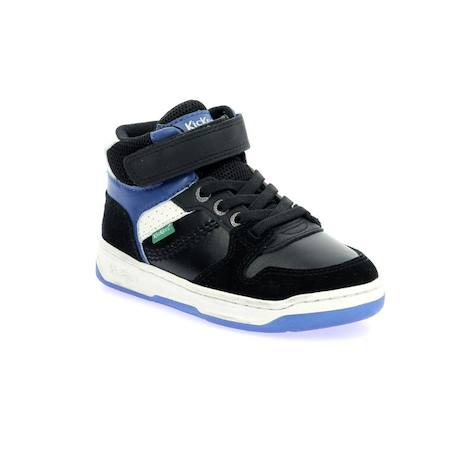 KICKERS Baskets hautes Kickado kaki NOIR+VERT 2 - vertbaudet enfant 