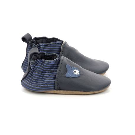 ROBEEZ Chaussons Doubear marine BLEU 1 - vertbaudet enfant 