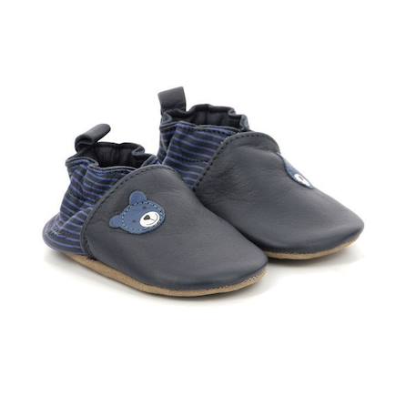 ROBEEZ Chaussons Doubear marine BLEU 2 - vertbaudet enfant 