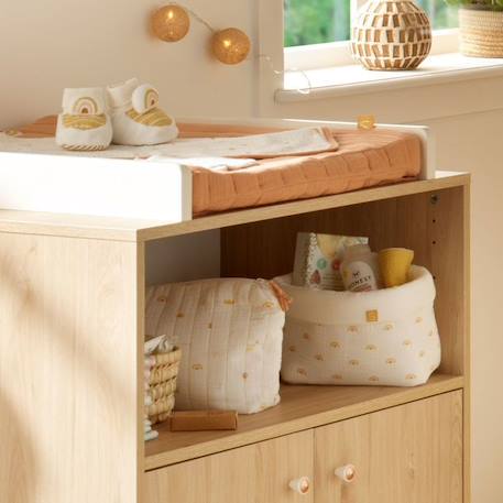 Panières de rangement lot de 2 en coton ORANGE 4 - vertbaudet enfant 