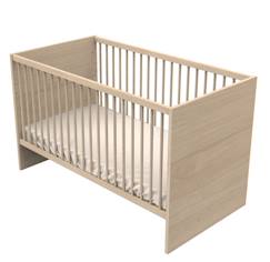 Chambre et rangement-Lit évolutif 140x70 - Little Big Bed en bois décor chêne suave