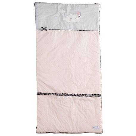 Edredon pour lit bébé - Sauthon - Miss Chipie - Rose - 100% coton - 60x120cm ROSE 1 - vertbaudet enfant 