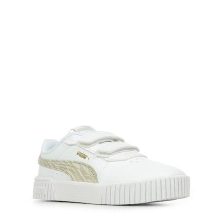 PUMA Carina 2.0 Zebra V Inf, Baskets bébé BLANC 2 - vertbaudet enfant 