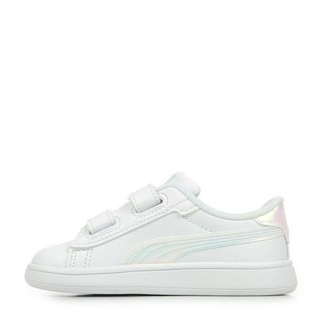 PUMA Smash 3.0 Holo 2.0 Inf, Baskets bébé BLANC 4 - vertbaudet enfant 