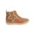 Basket Montante Cuir Kickers Kick Popstar - Camel Etoiles - KICKERS - Enfant - Scratch - Plat ORANGE 2 - vertbaudet enfant 