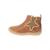 Basket Montante Cuir Kickers Kick Popstar - Camel Etoiles - KICKERS - Enfant - Scratch - Plat ORANGE 1 - vertbaudet enfant 