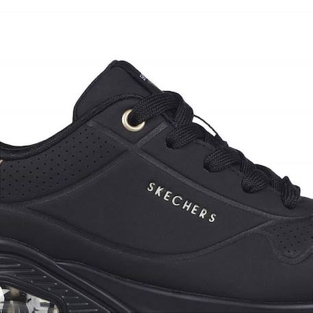 Chaussures pour Fille - SKECHERS - Uno Gen1 - Noir - Lacets - Synthétique NOIR 3 - vertbaudet enfant 