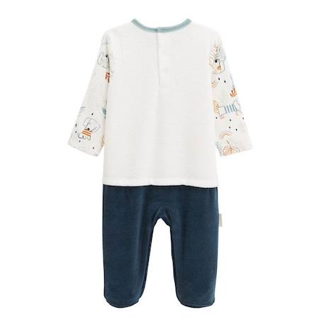 Pyjama bébé en velours Scotty BLEU 2 - vertbaudet enfant 