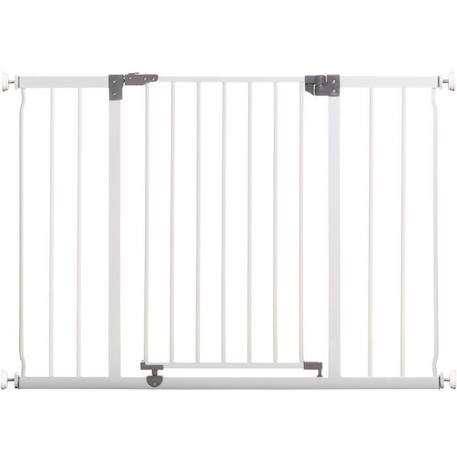 DREAMBABY Barrière de sécurité Extra large LIBERTY - Par pression - L 99/105,5 x H 75 cm - Blanche BLANC 1 - vertbaudet enfant 