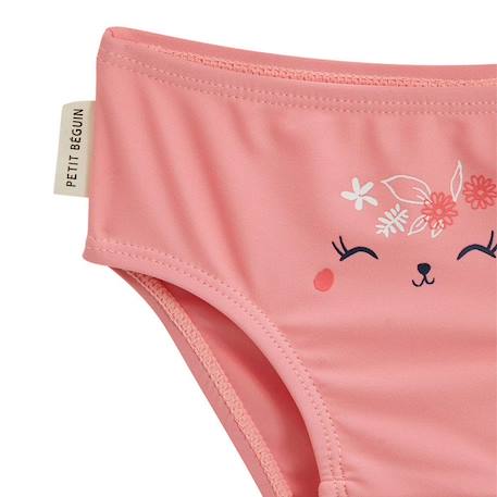 Maillot de bain bébé 2 pièces t-shirt de protection UV & culotte Caraibes ROSE 4 - vertbaudet enfant 