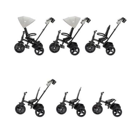 BEBECONFORT WINDY, Tricycle, pliage compact, confortable, siège réversible, de 10 mois à 5 ans, Tinted Gray NOIR 6 - vertbaudet enfant 