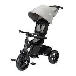 Jouet-BEBECONFORT WINDY, Tricycle, pliage compact, confortable, siège réversible, de 10 mois à 5 ans, Tinted Gray