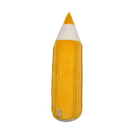 Coussin enfant crayon velours JAUNE JAUNE 2 - vertbaudet enfant 