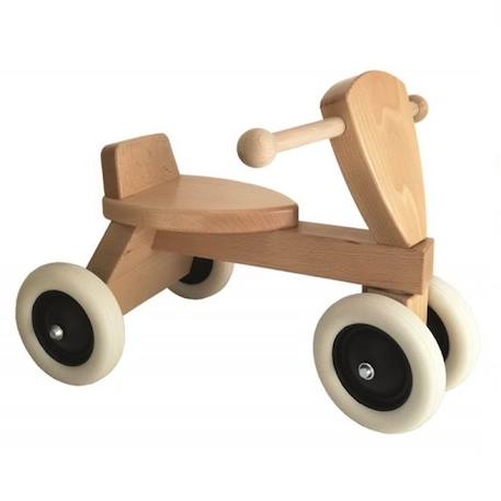 Egmont Toys - Trotteur en bois naturel BEIGE 1 - vertbaudet enfant 