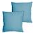 Set de 2 taies d’oreiller unies - MATT & ROSE - COTON LAVÉ - Bleu glacier - 50x70 cm BLEU 1 - vertbaudet enfant 