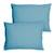 Set de 2 taies d’oreiller unies - MATT & ROSE - COTON LAVÉ - Bleu glacier - 50x70 cm BLEU 2 - vertbaudet enfant 