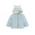 Doudoune bébé - PETIT BEGUIN - Alma - Bleu - Polaire - Label OEKO-TEX BLEU 1 - vertbaudet enfant 