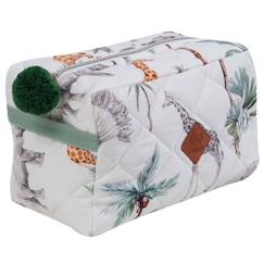 Trousse de toilette - SEVIRA KIDS - Safari Blanc - Coton - Mixte - Souple - Zippée  - vertbaudet enfant