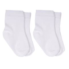 -Chaussettes bébé en coton biologique (lot de 2 paires)