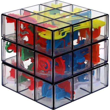 Perplexus - Rubik's 3x3 - Labyrinthe Parcours 3D - Jeu d'Action et de Réflexe - Jouet Enfant 8 Ans et + ROUGE 2 - vertbaudet enfant 