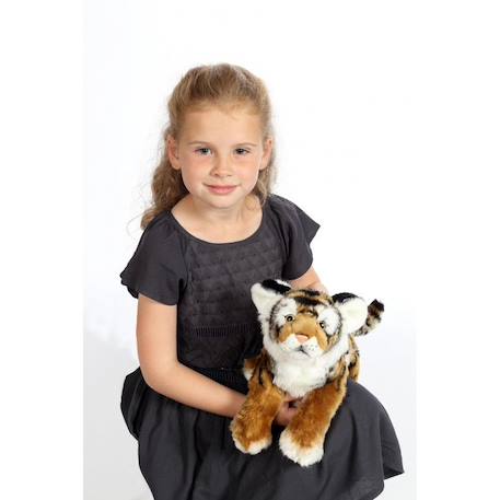 Fauve allongé 30 cm -tigre brun MARRON 2 - vertbaudet enfant 