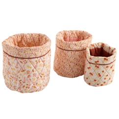 Chambre et rangement-Rangement-Bac, boite, panier de rangement-Lot de 3 panieres gigognes Esmee