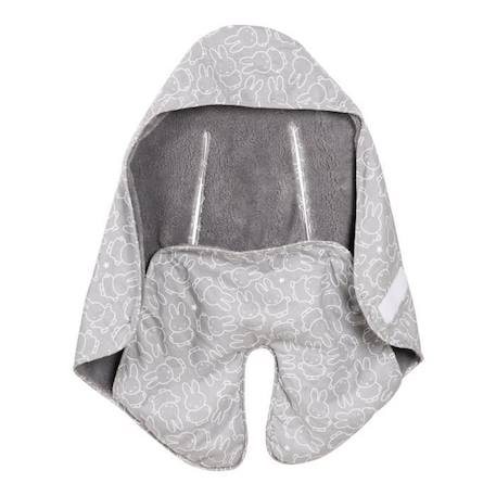 Couverture Enveloppante pour Bébés ROBA miffy® - Utilisable pour Sièges Auto et Poussettes - Gris GRIS 1 - vertbaudet enfant 